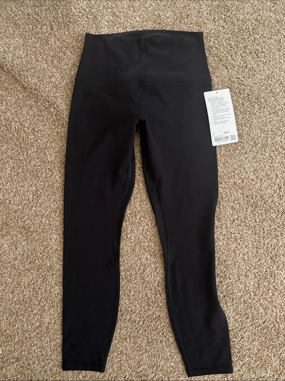 Brand new lululemon Black High-Waist Leggings